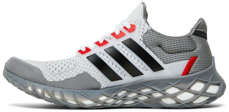 Adidas UltraBoost Web DNA Grey Vivid Red