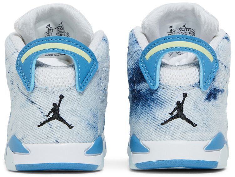 Air Jordan 6 Retro TD Washed Denim 2022