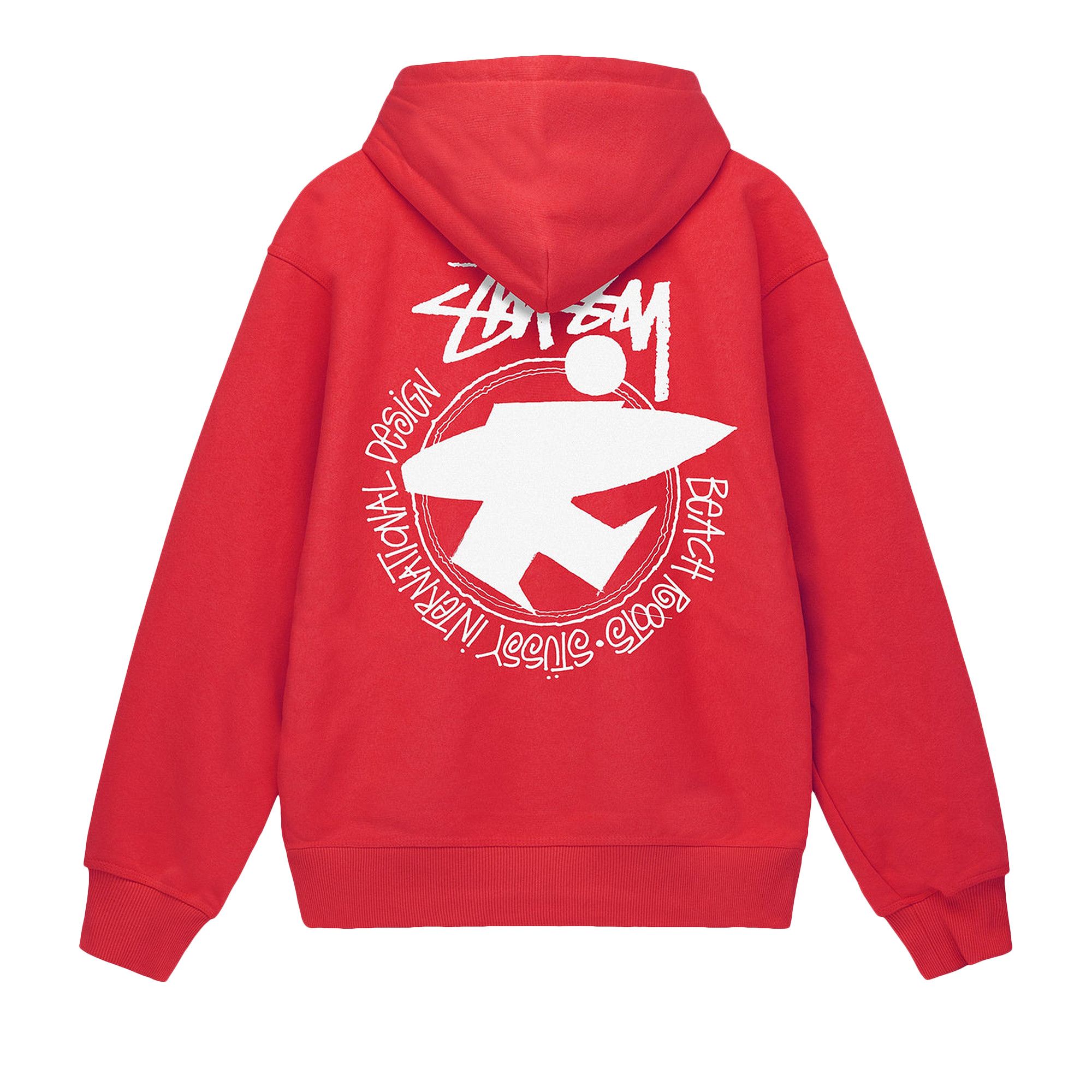 Roots red hoodie clearance