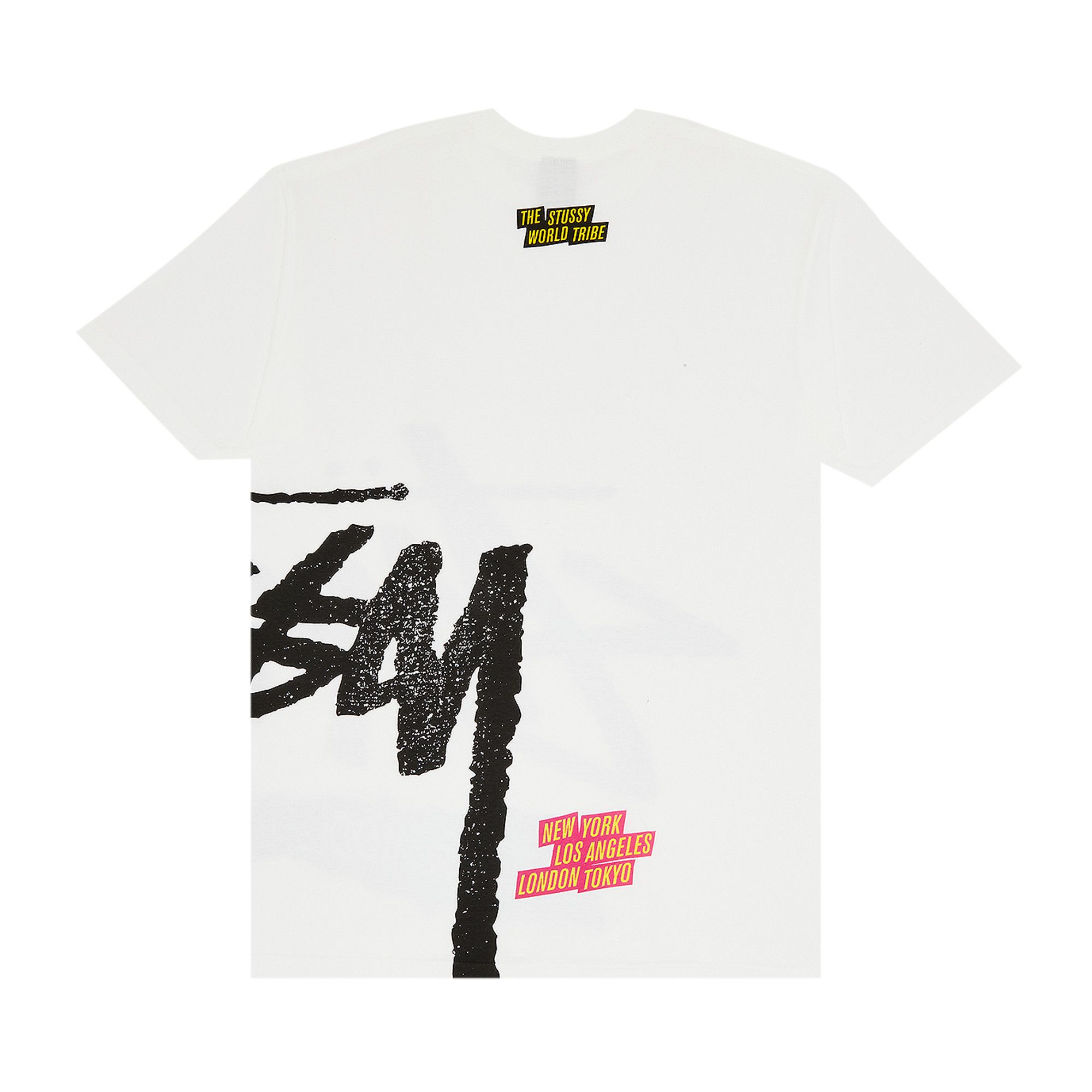 Nike x Stussy The Wide World Tribe T-Shirt White Men's