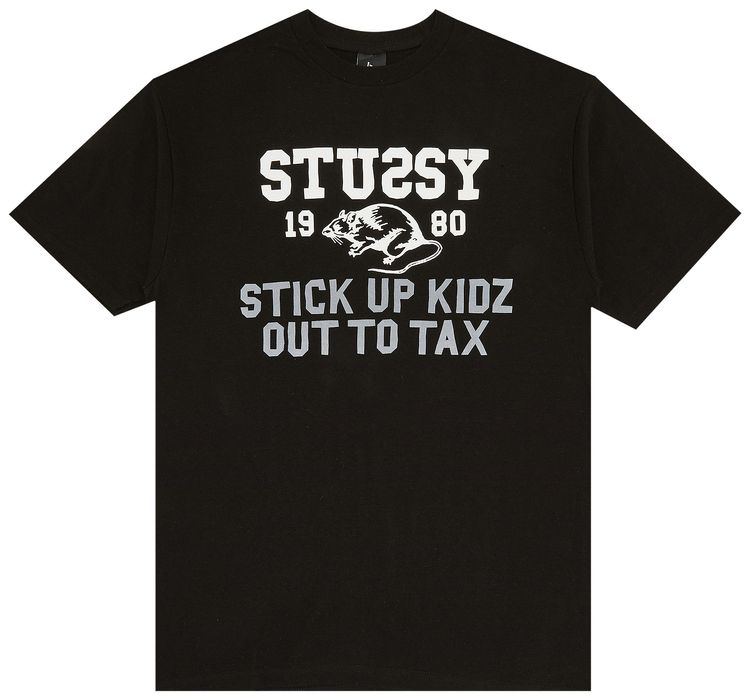 Stussy Stick Up Kids Tee Black