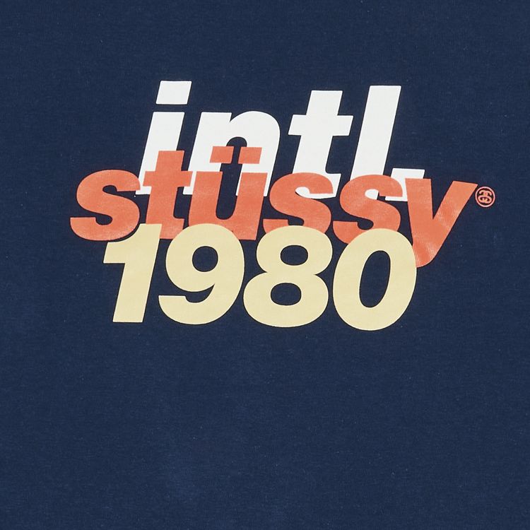 Stussy International 1980 Tee Navy