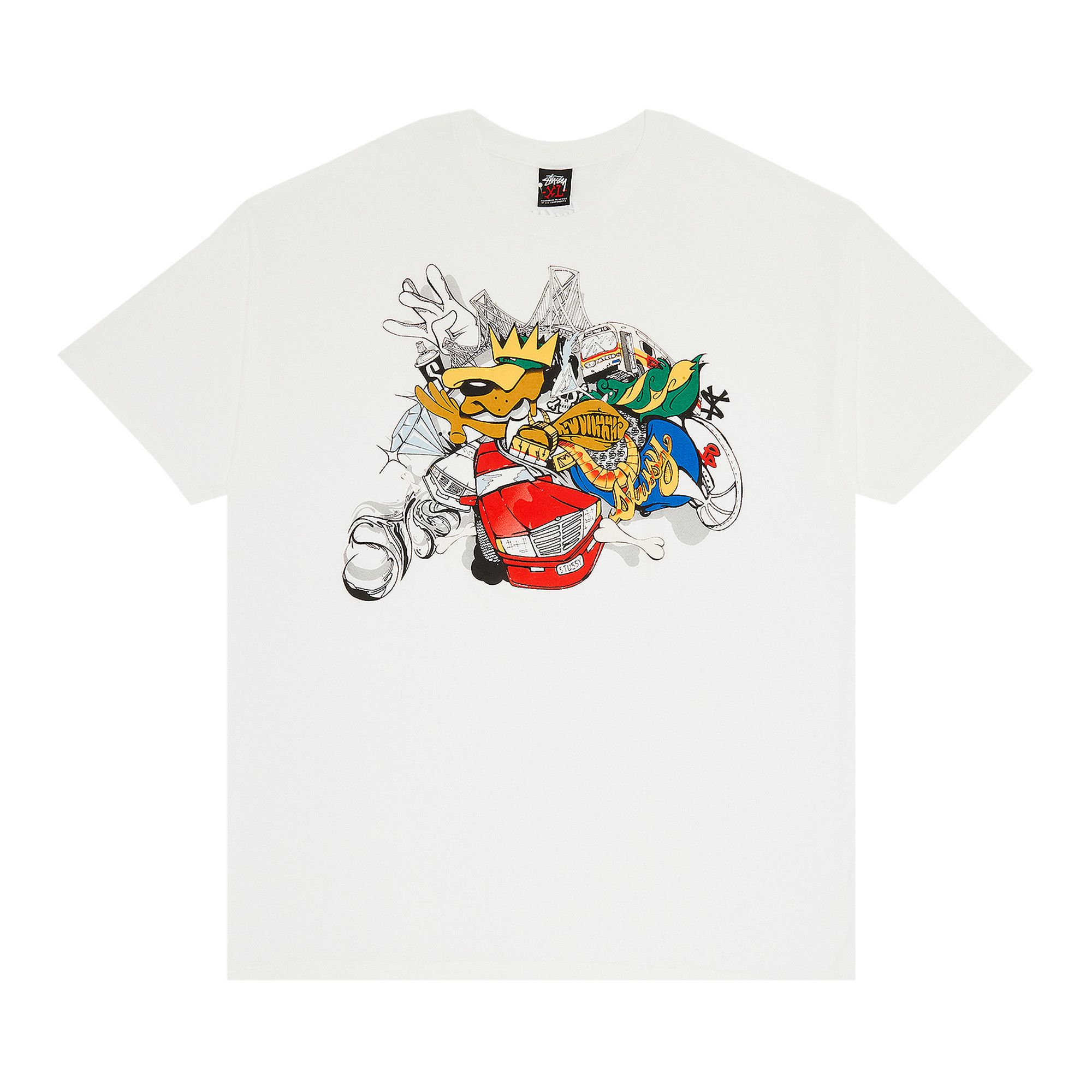 【全品送料無料】 - 'White' Tee Dog Gangsta Stussy Buy 0535 WHIT 100000103GDT トップス