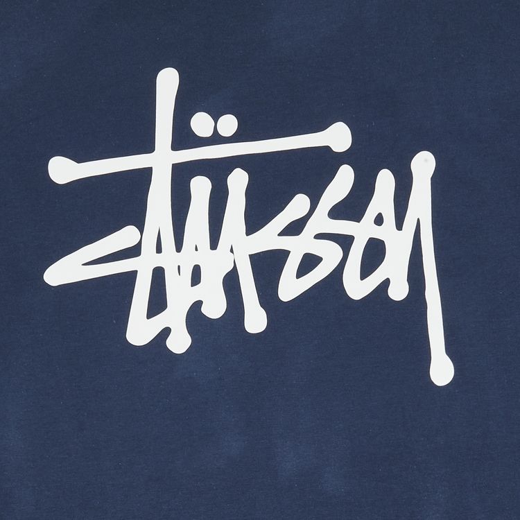 Stussy Logo Tee Navy