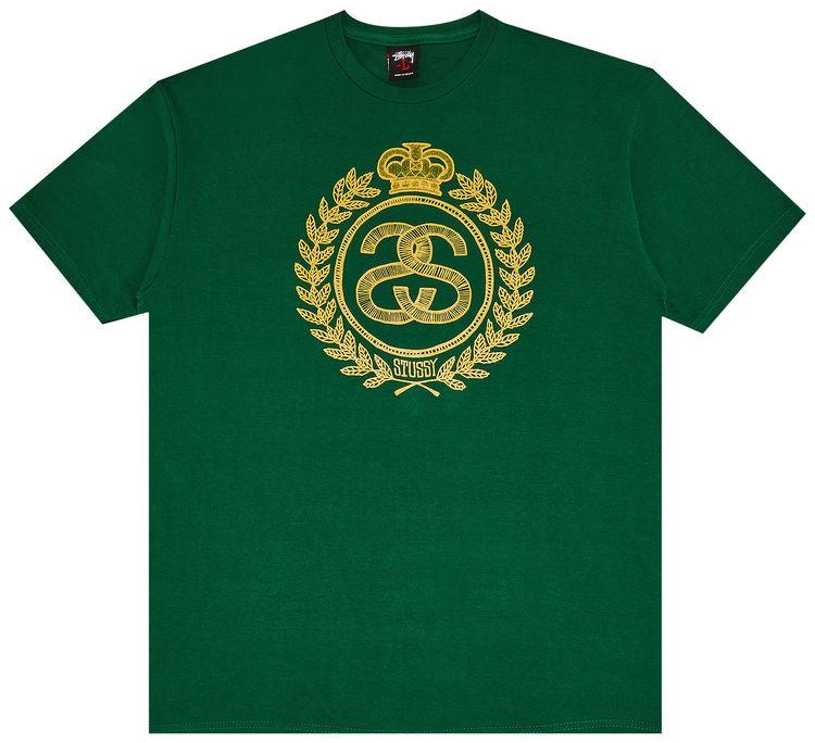 Stussy Gear Crown Tee Green