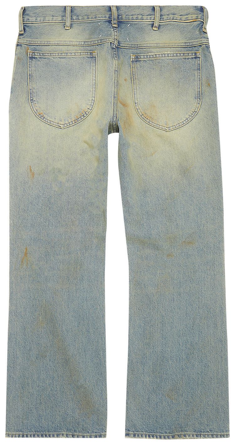 Maison Margiela 5 Pocket Cropped Jeans Vintage Washed