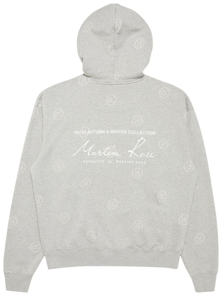 Martine Rose Classic Hoodie Grey Marl