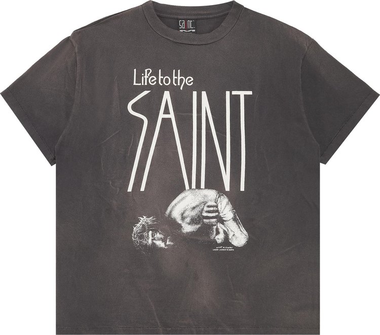 Saint Michael Life To The Saint T-Shirt 'Black'