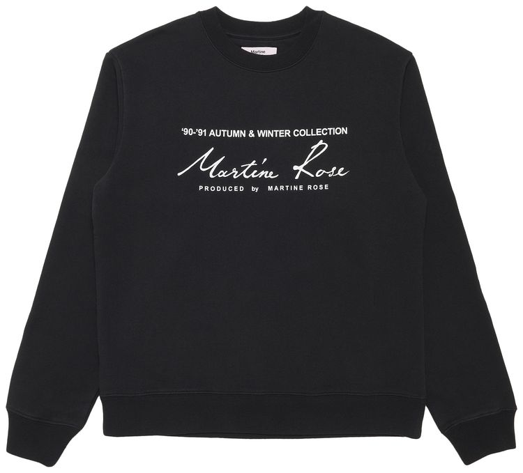 Martine Rose Classic Crewneck Black