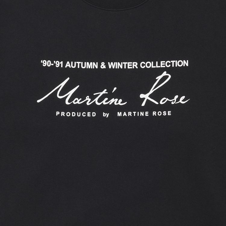 Martine Rose Classic Crewneck Black
