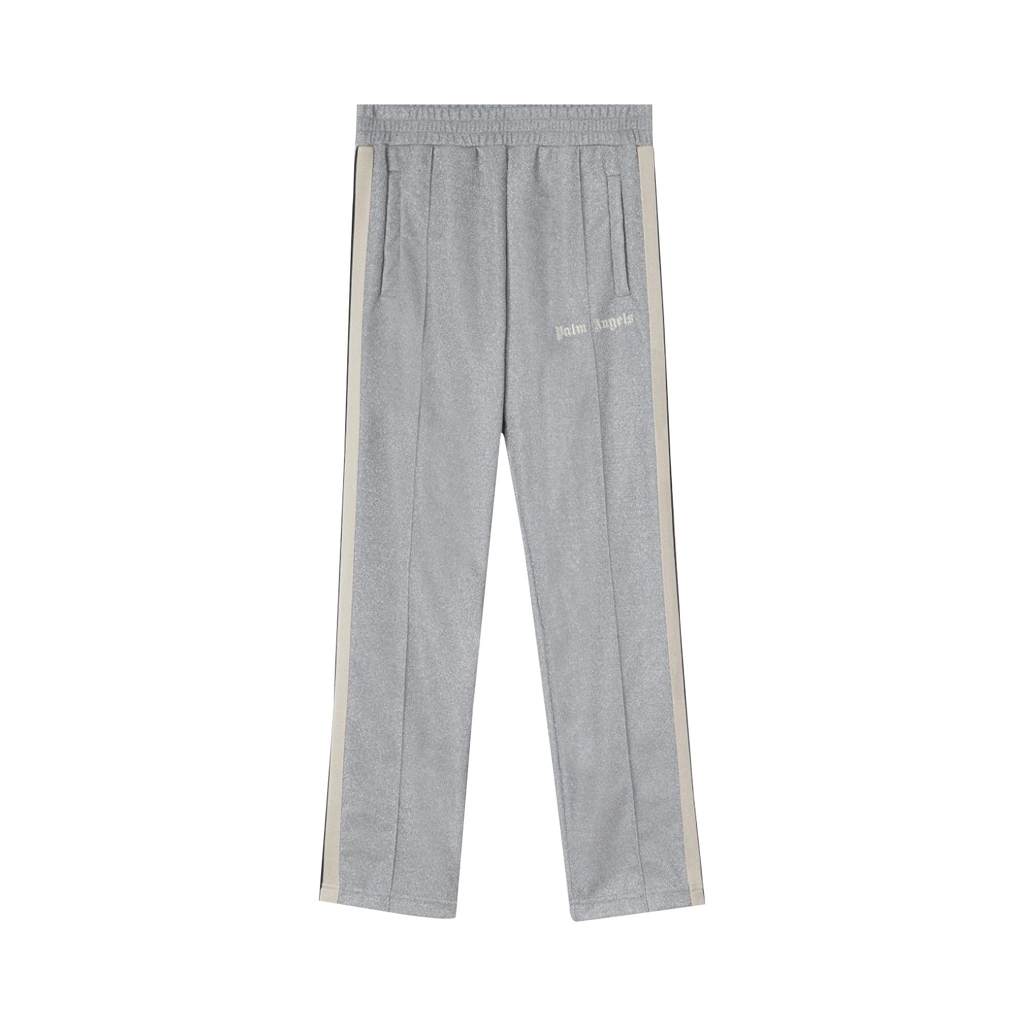 Silver track pants store
