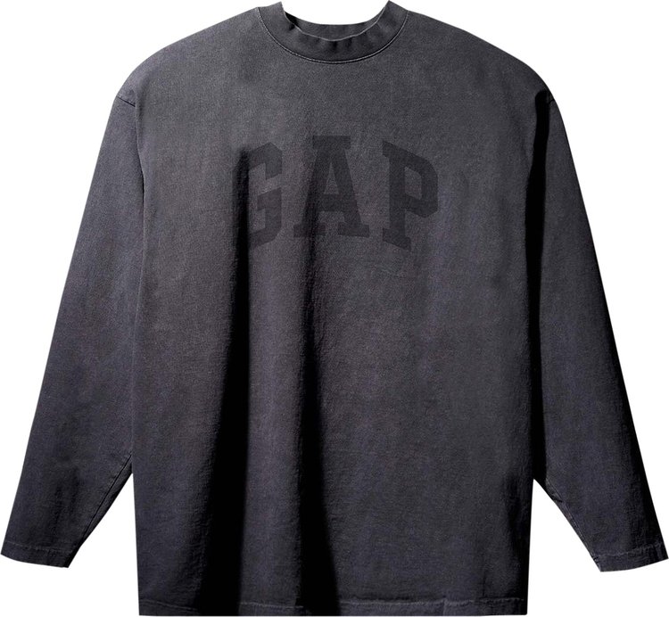 Yeezy Gap Engineered by Balenciaga Dove Long-Sleeve Tee 'Washed Black'