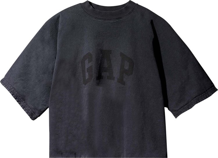 Yeezy Gap Engineered by Balenciaga Dove No Seam Tee 'Washed Black'