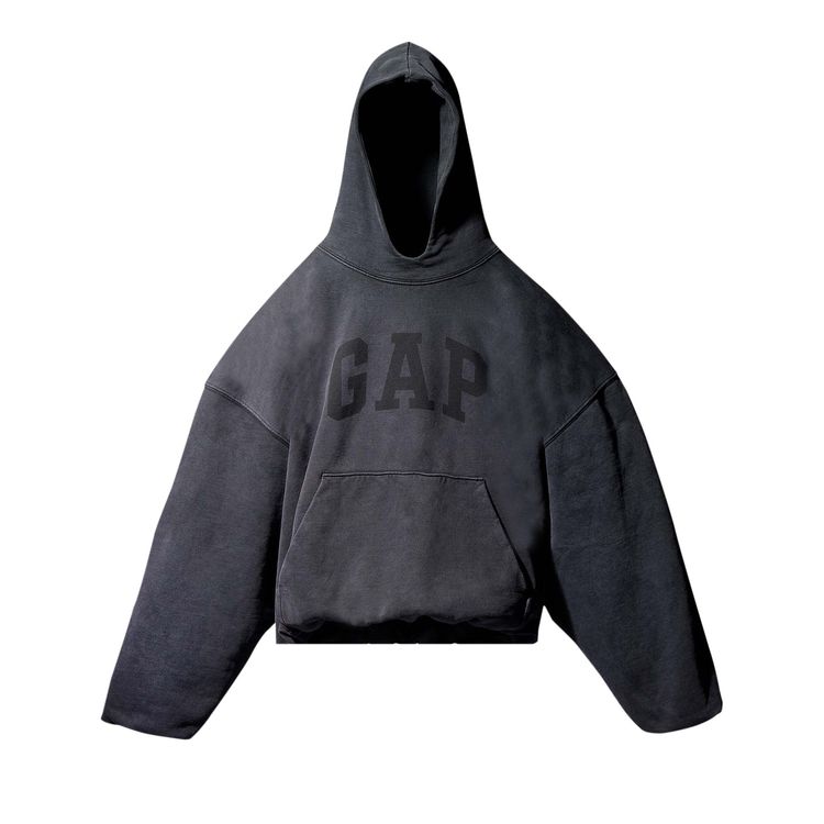 Buy Yeezy Gap Engineered by Balenciaga Dove Hoodie 'Washed Black' - 4729960020000 | GOAT