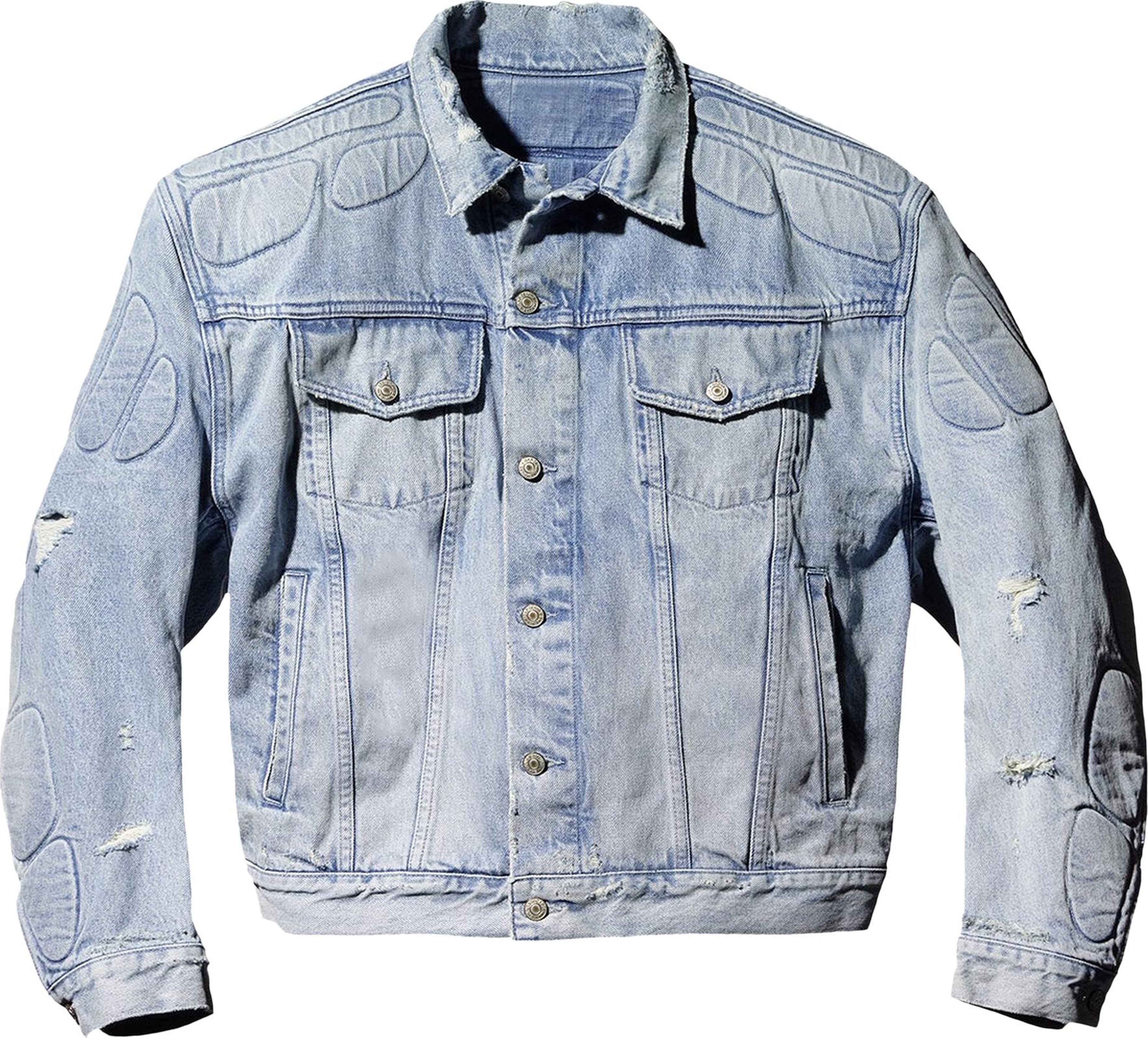 Buy Yeezy Gap Engineered by Balenciaga Padded Denim Jacket 'Blue ...