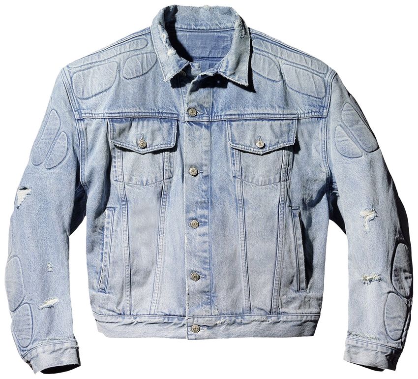 Buy Yeezy Gap Engineered by Balenciaga Padded Denim Jacket 'Blue