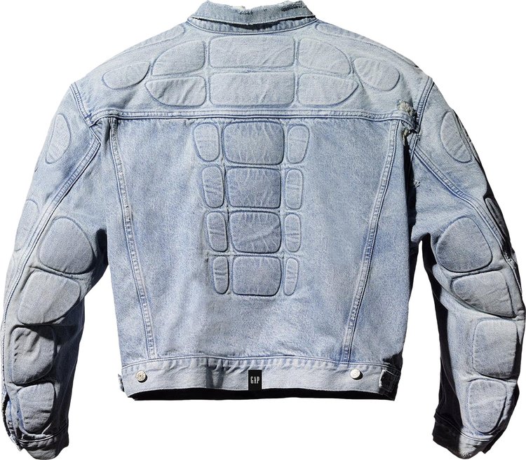 Yeezy Gap Engineered by Balenciaga Padded Denim Jacket Blue