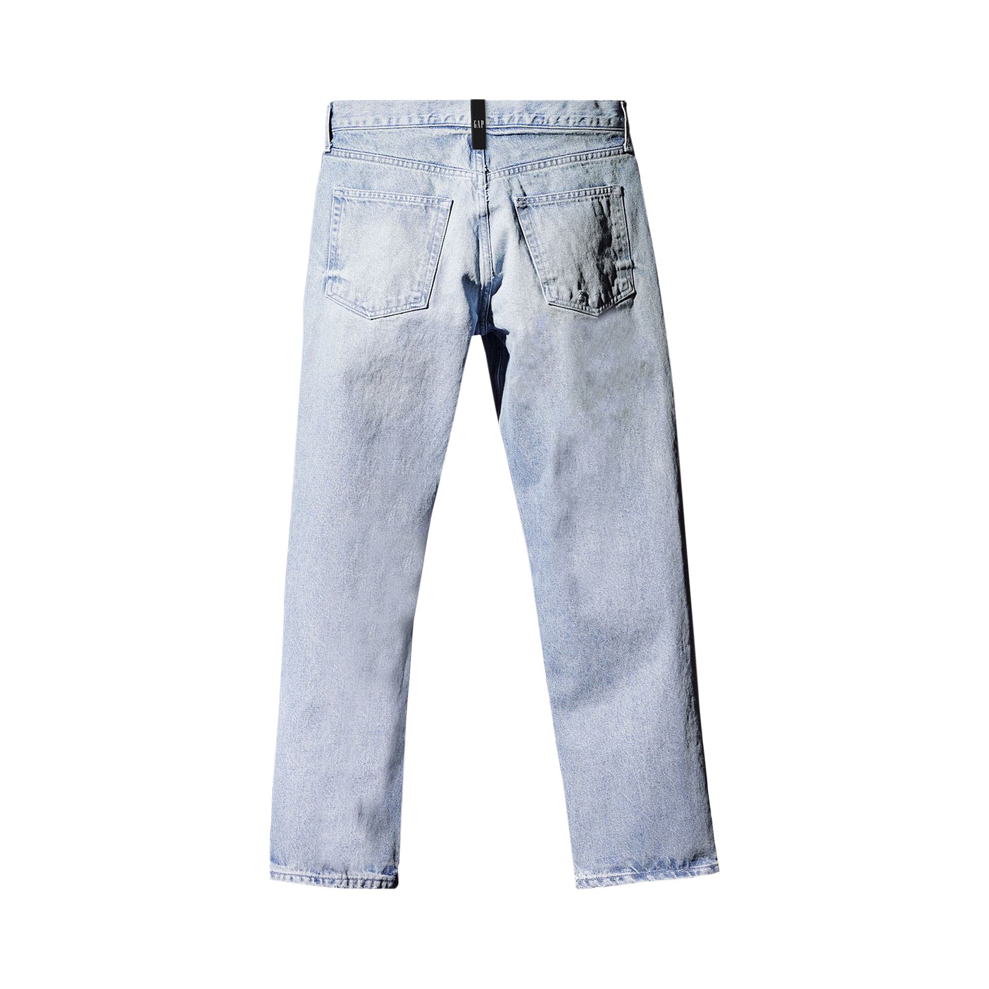 Size 30 Yeezy Gap Engineered by Balenciaga 5 Pocket Denim Pants Blue