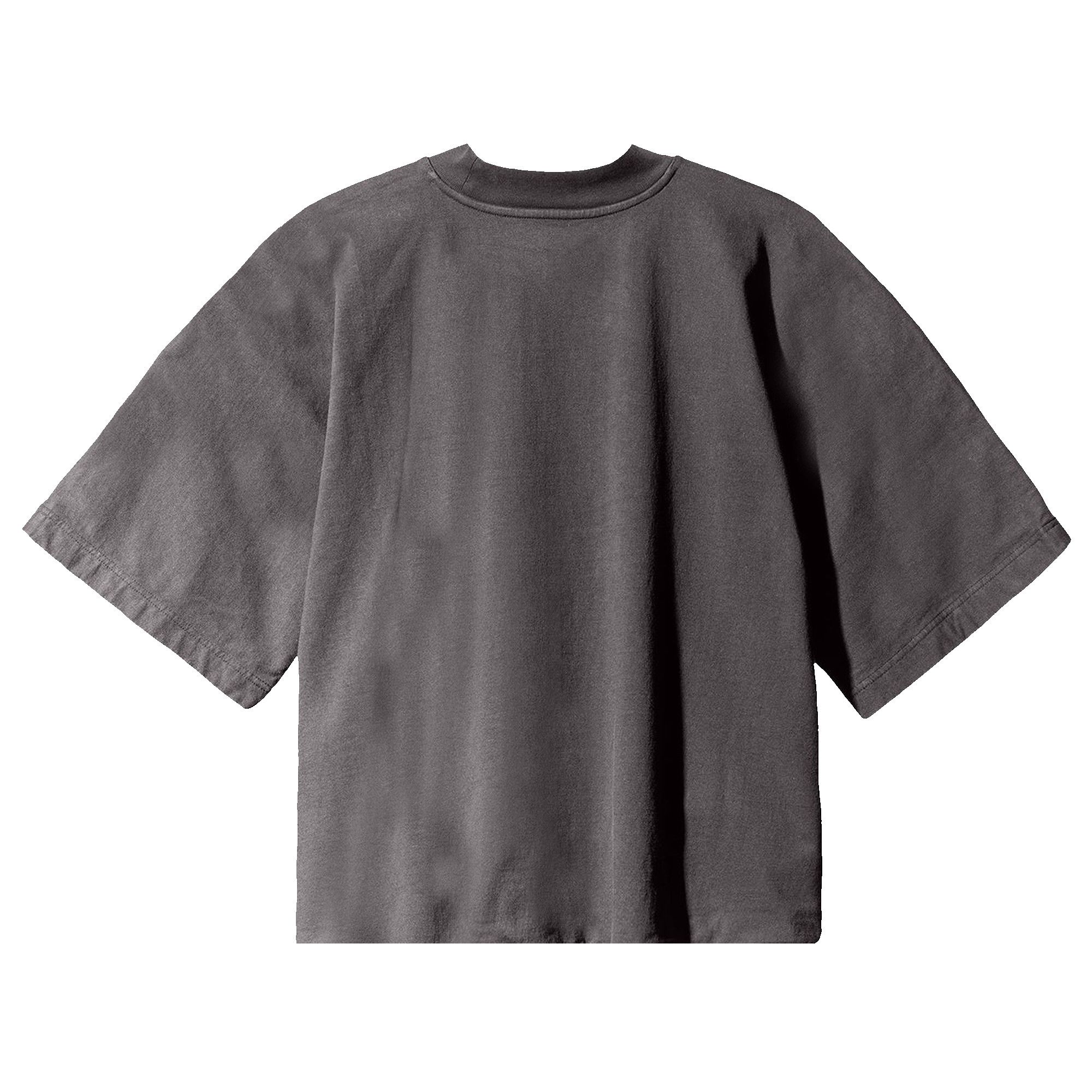 Size xl Yeezy Gap Engineered by Balenciaga Logo No Seam Tee 'Dark Grey'