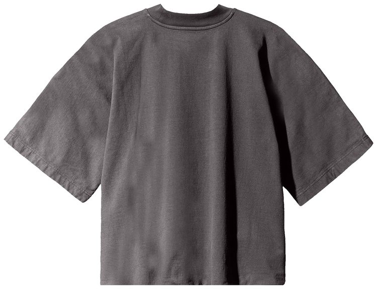 Yeezy Gap Engineered by Balenciaga Logo No Seam Tee Dark Grey