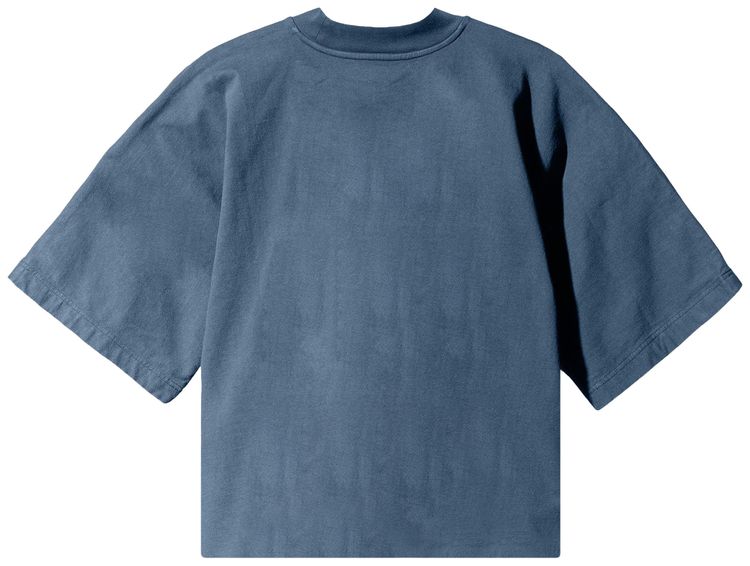 Yeezy Gap Engineered by Balenciaga Logo No Seam Tee Dark Blue