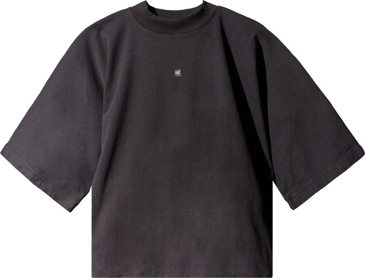 Yeezy Gap Engineered by Balenciaga Logo No Seam Tee 'Black'