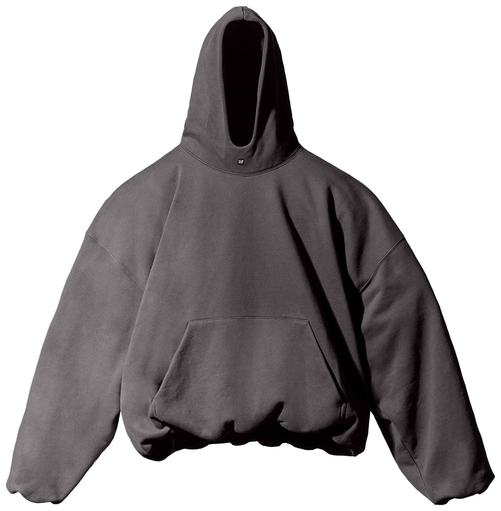 Buy Yeezy Gap Engineered by Balenciaga Logo Hoodie 'Dark Grey