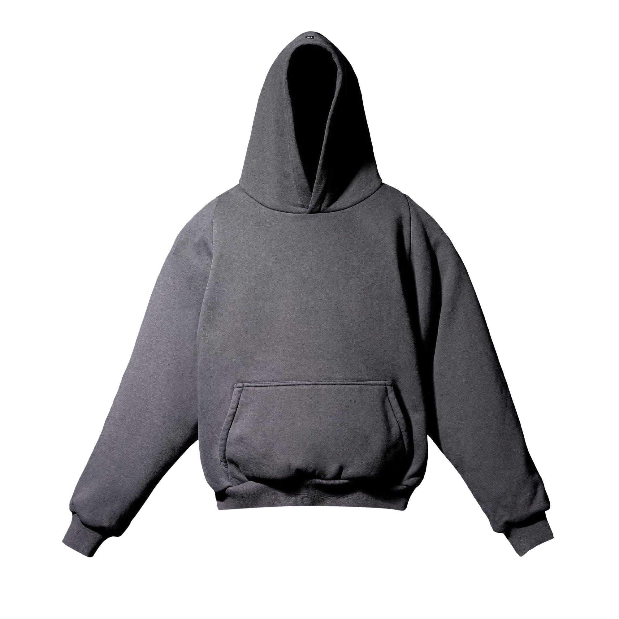Yeezy Gap Engineered by Balenciaga Logo Shrunken Hoodie 'Black' | GOAT