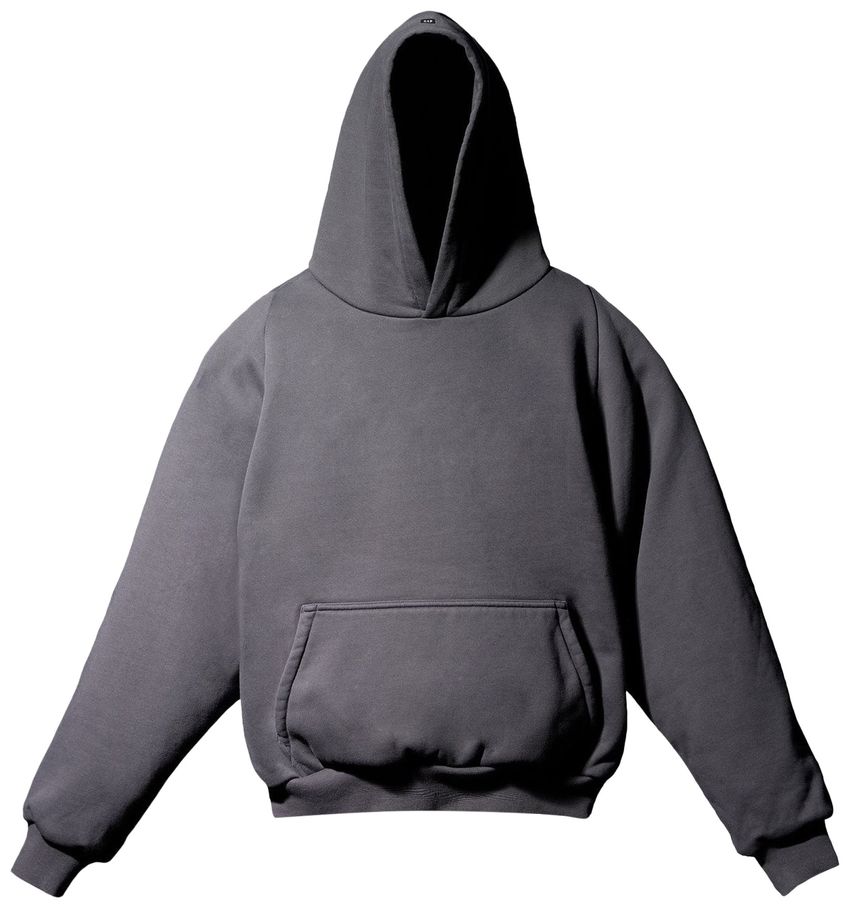 Yeezy Gap Logo Shrunken Hoodie Black main image 1
