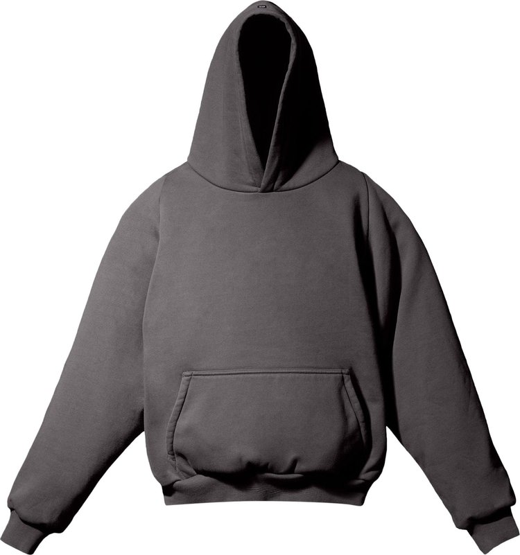 Yeezy Gap Engineered by Balenciaga Logo Shrunken Hoodie 'Dark Grey'