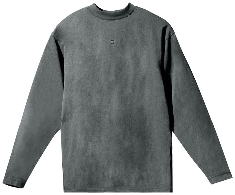 Yeezy Gap Engineered by Balenciaga Logo Long Sleeve Tee Dark Green