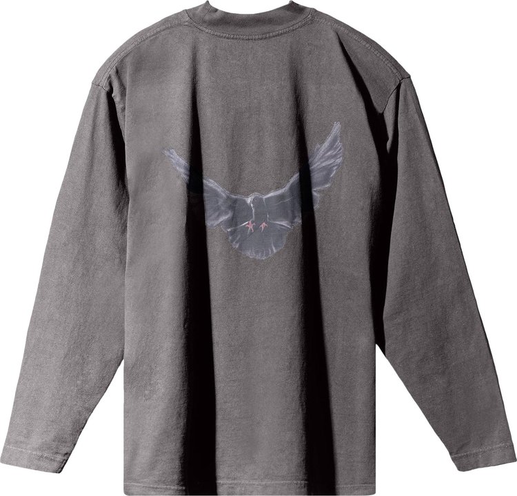 Yeezy Gap Engineered by Balenciaga Dove Long Sleeve Tee Dark Grey