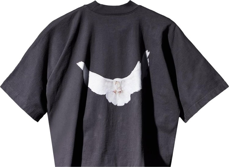 Yeezy Gap Engineered by Balenciaga Cropped Dove No Seam Tee Black