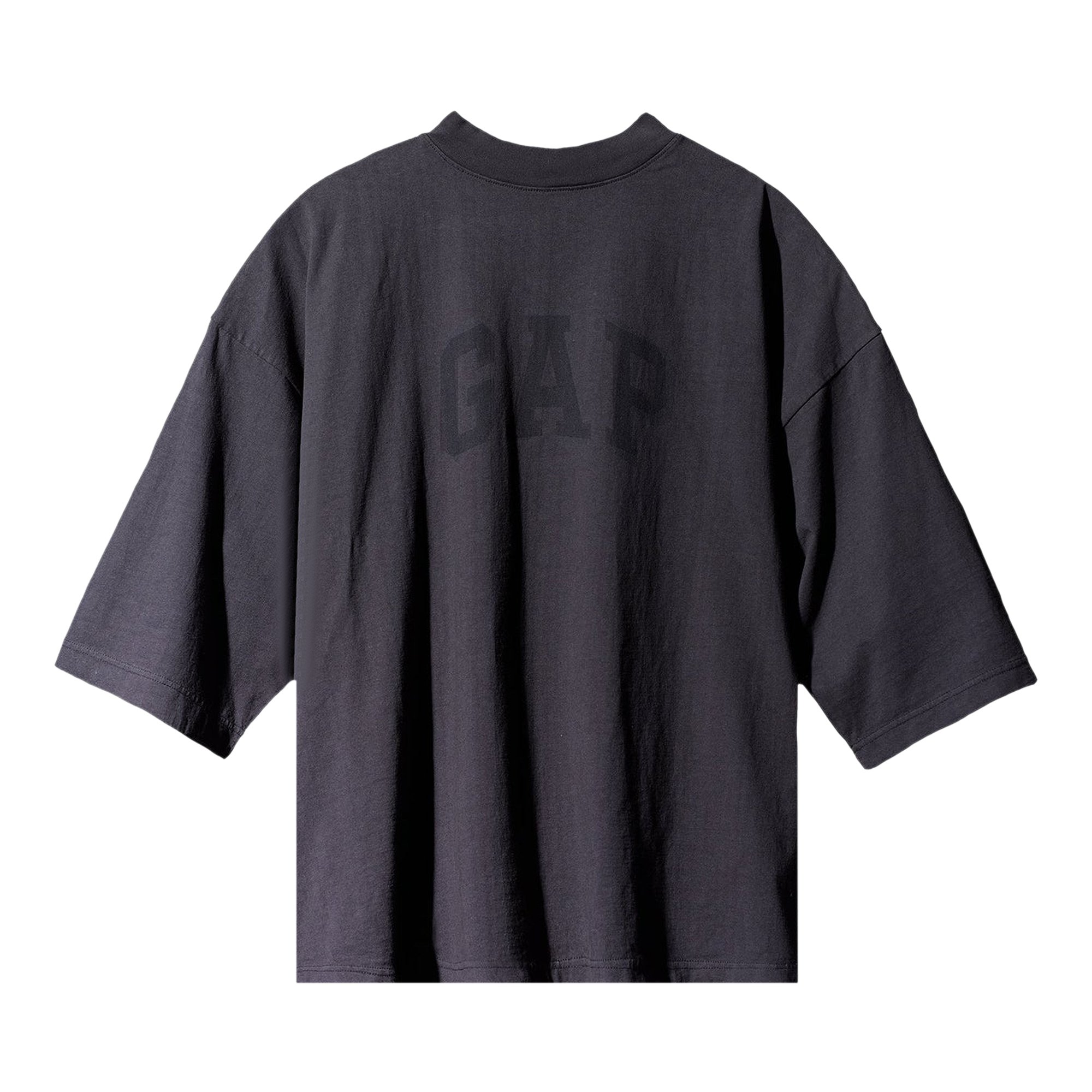 Yeezy Gap Engineered by Balenciaga Dove 3/4 Sleeve Tee 'Black' | GOAT