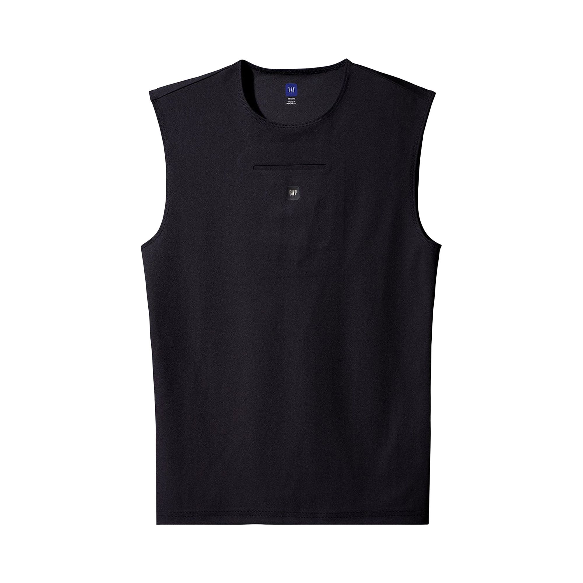 【BALENCIAGA】SLEEVELESS ブラック Balenciaga Sleeveless T-Shirt in Faded Black & White | FWRD