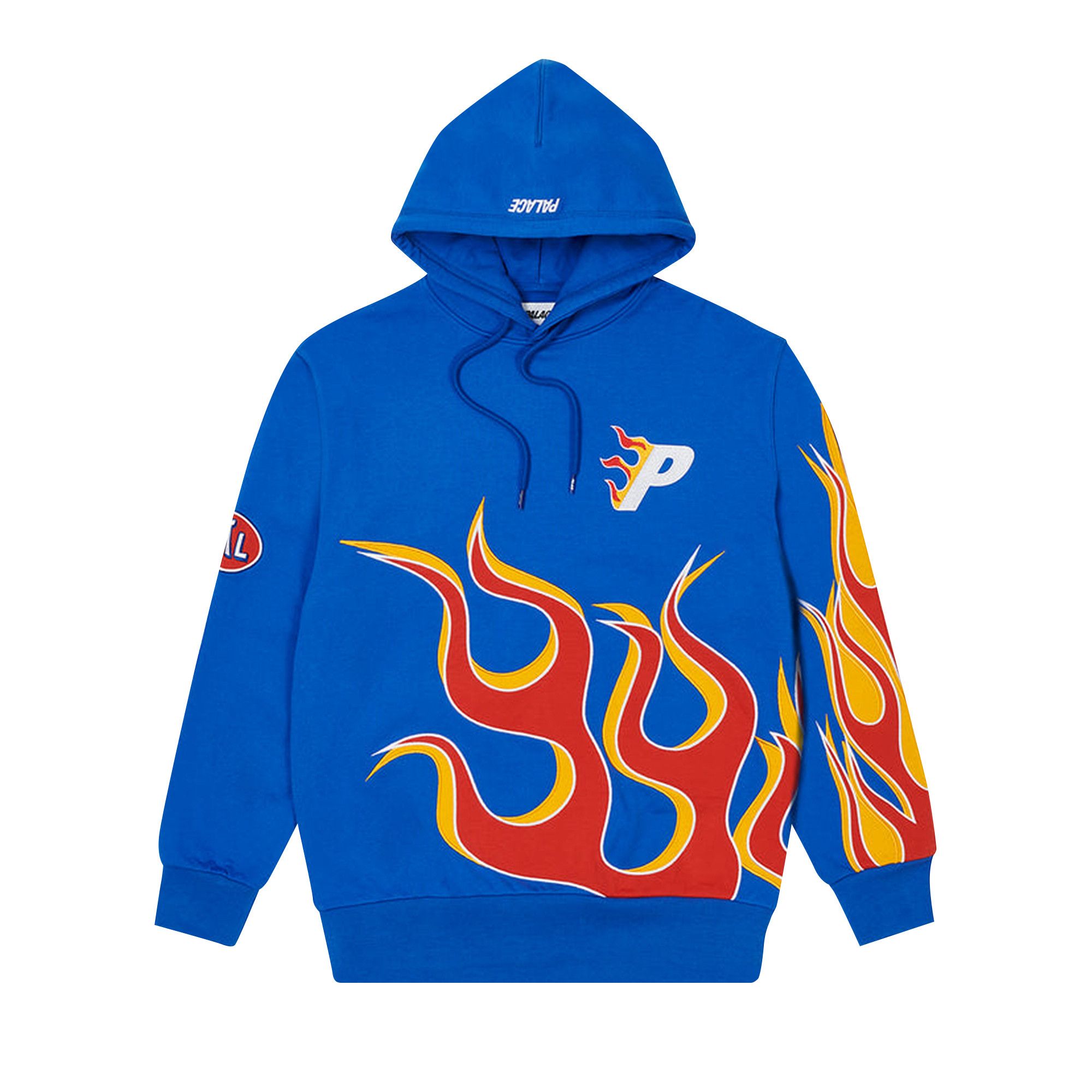 Buy Palace Flame Hood 'Blue' - P22CS182 | GOAT