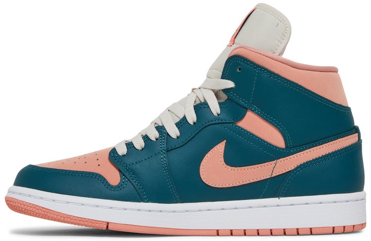 Wmns Air Jordan 1 Mid Dark Teal Green