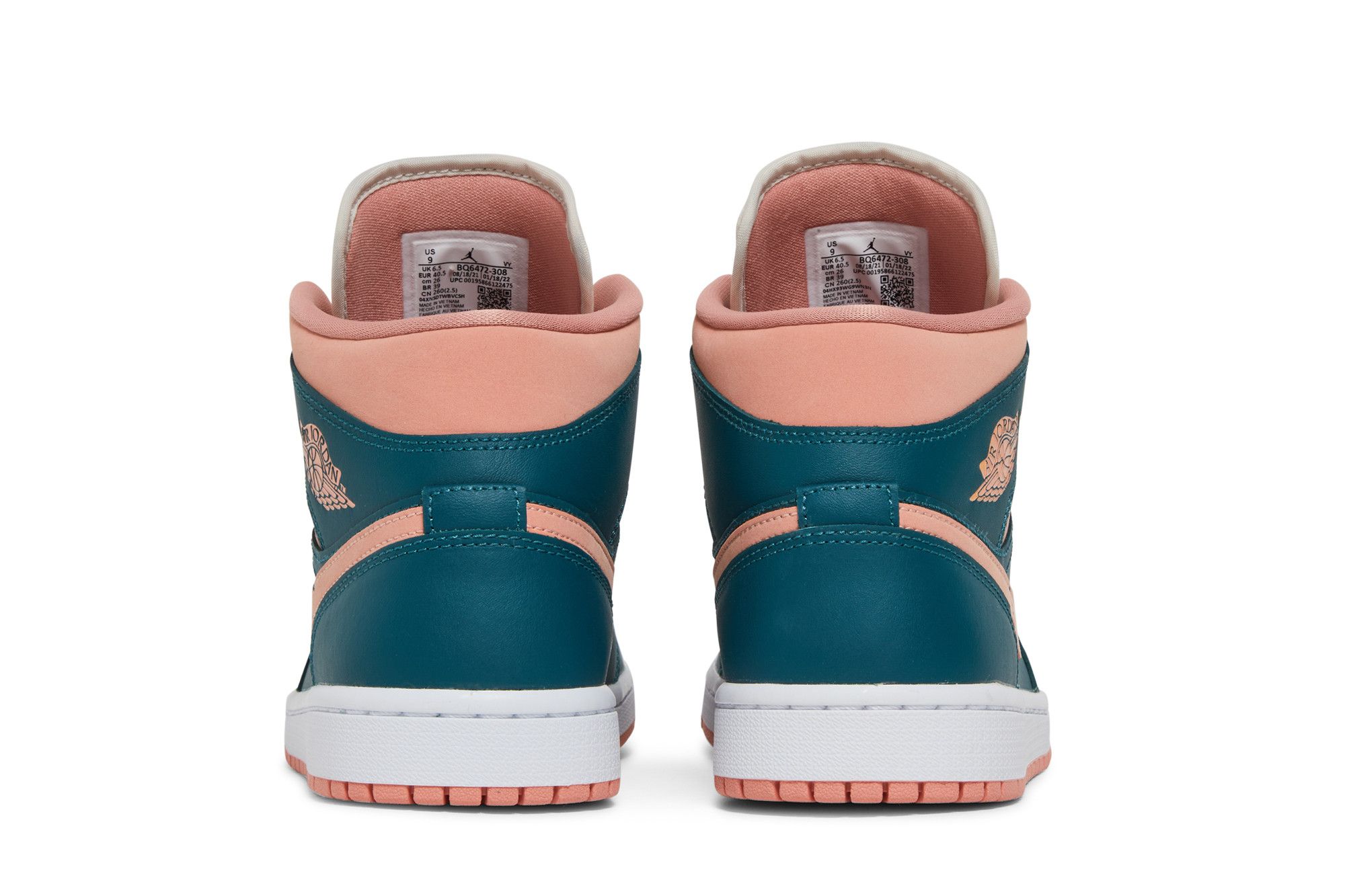 靴 NIKE AIR JORDAN 1 MID \"Dark Teal Green\" Jordan - Wmns Air Jordan 1 Mid - VegNonVeg