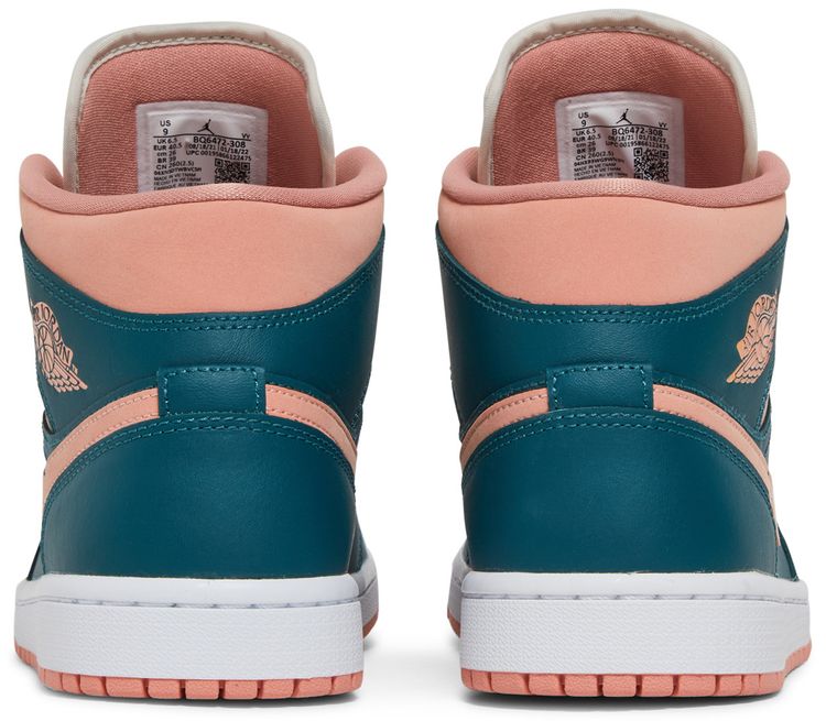 Wmns Air Jordan 1 Mid Dark Teal Green