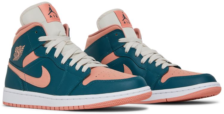 Wmns Air Jordan 1 Mid Dark Teal Green