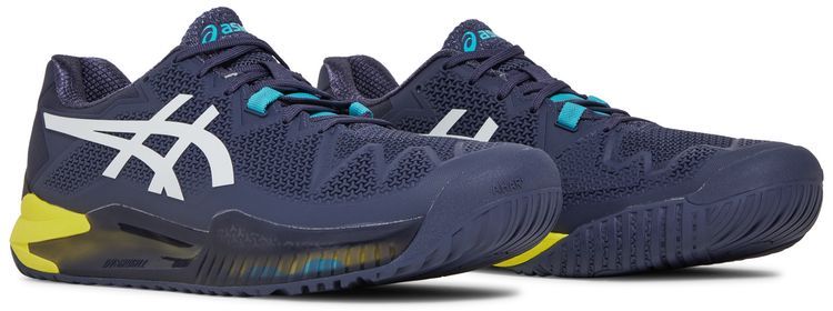 Asics Gel Resolution 8 Hard Court Australian Open   Indigo Fog