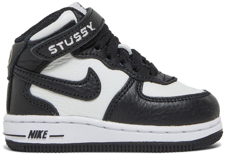 Nike Stussy x Air Force 1 Mid TD Black White