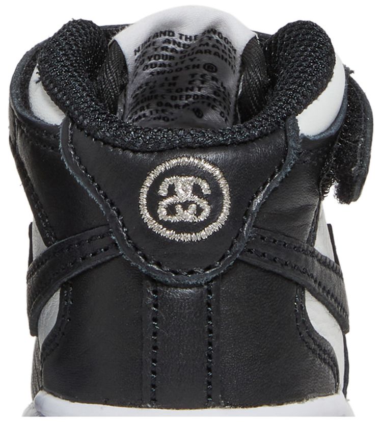 Nike Stussy x Air Force 1 Mid TD Black White