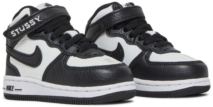 Nike Stussy x Air Force 1 Mid TD Black White