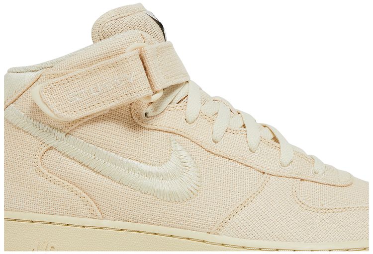 Stussy x Nike Air Force 1 Mid Fossil