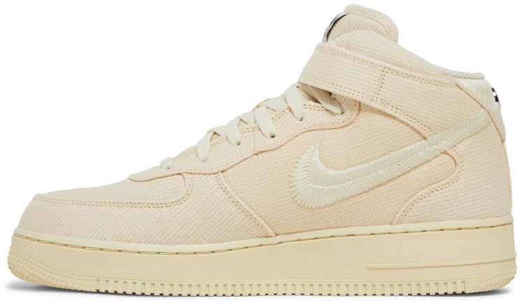Stussy x Nike Air Force 1 Mid Fossil