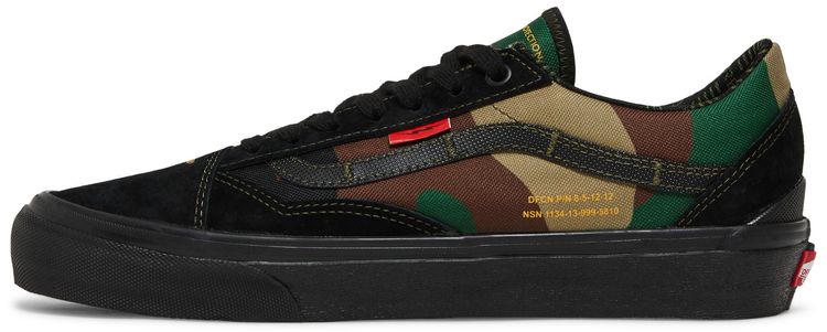 DEFCON x Vans Old Skool GTX Black Woodland Camo