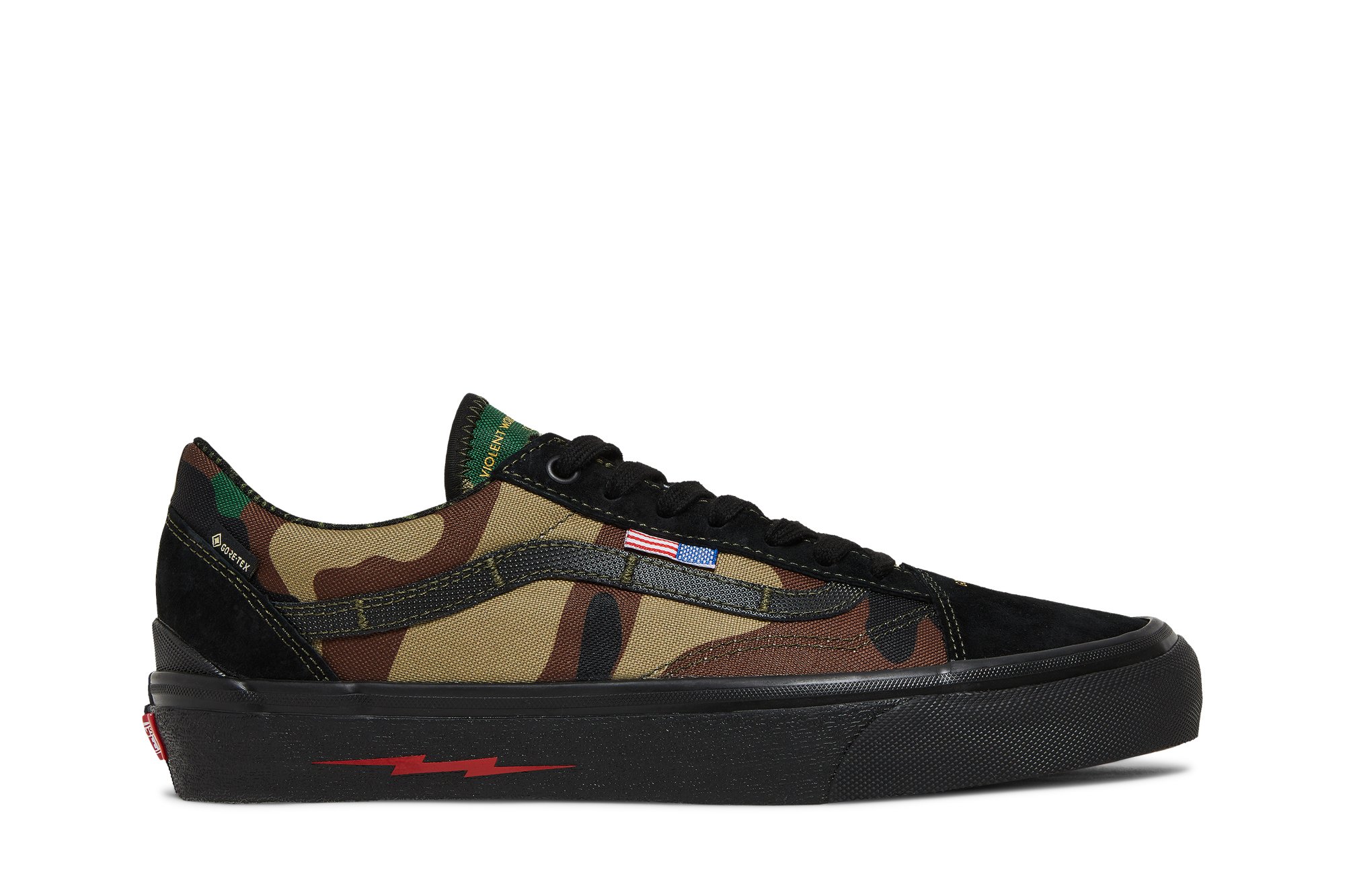 DEFCON x Old Skool GTX 'Black Woodland Camo'