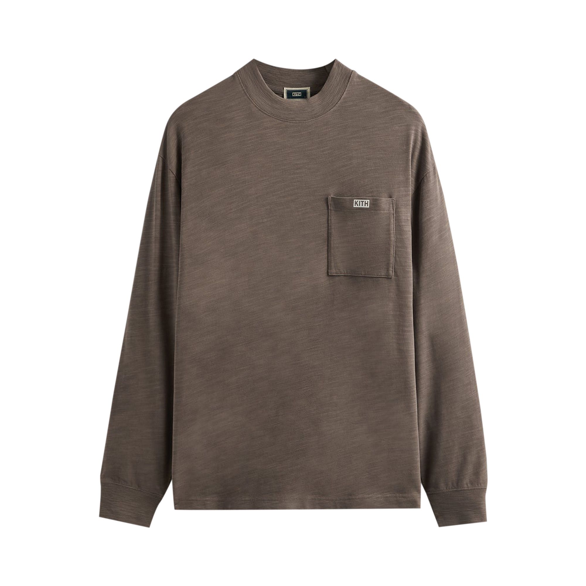 Buy Kith Long Sleeve Mock Neck Pocket JFK Overcast KHM030454 007 GOAT UK