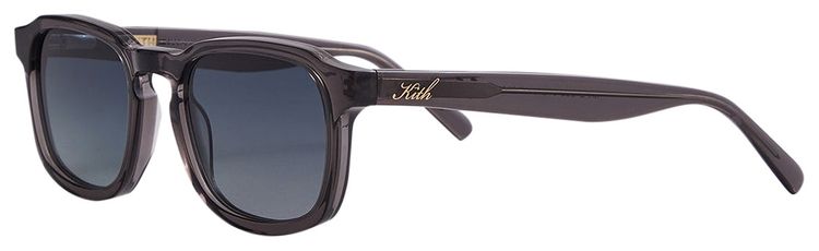 Kith Napeague Sunglasses Grey Crystal  Blue